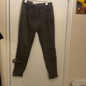 Loft Grey Curvy Skinny Jeans